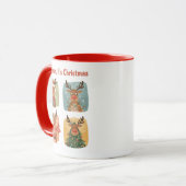 Cute Reindeer Christmas – Oh Deer マグカップ (正面左)