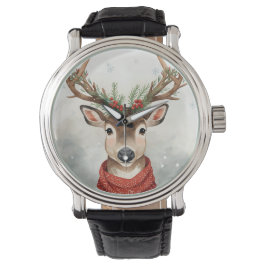 Cute Reindeer Christmas Wrist Watch 腕時計