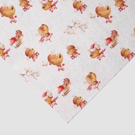 Cute Reindeer Holiday 薄葉紙 (詳細)