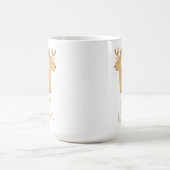 Cute Reindeer Holiday Coffee Mug Christmas Gift コーヒーマグカップ (中央)