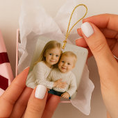 Cute Reindeer Merry Christmas Ornament セラミックオーナメント