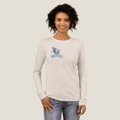 Cute Reindeer Merry Christmas T-Shirt | Custom Hol トライブレンドＴシャツ (正面全体)