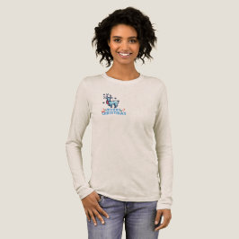 Cute Reindeer Merry Christmas T-Shirt | Custom Hol トライブレンドＴシャツ