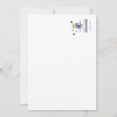 Cute Relatable Chimy Airplane Mode Greeting Card 招待状 (裏面)