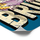 Cute Reptile Kids Boys Girls Bruh Leopard Gecko Lo ポスター (角)