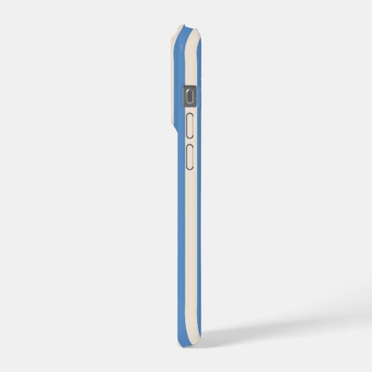 Cute Retro Cherry Stripes iPhoneケース (左側面)