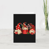 Cute Retro Chocolate Hot Cocoa Mug Funny Gnomes Ch カード (正面)
