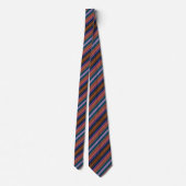 Cute retro colorful stripes ネクタイ (裏面)