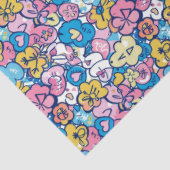 Cute Retro Doodle Hearts Love Artistic Pattern  薄葉紙 (詳細)