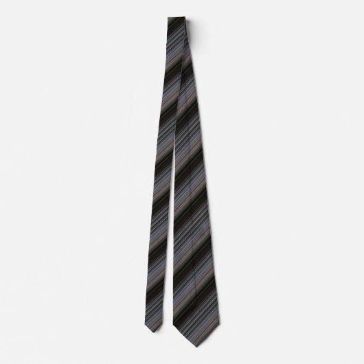 Cute retro modern stripes ネクタイ (裏面)