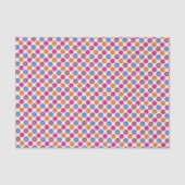 Cute Retro Penny Flower Pattern 薄葉紙 (正面)