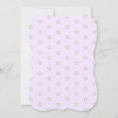 Cute Retro Purple Arcade Game Kids Birthday 招待状 (裏面)