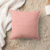 Cute Retro Red Gingham Plaid pattern クッション (ブランケット)