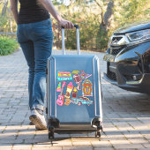 Cute Retro Sticker シール (スーツケースインサイチュ)