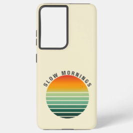 Cute Retro Sunset Phone Case Samsung Galaxy S21 Ultraケース