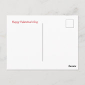 Cute Retro Valentine Cats ポストカード (裏面)