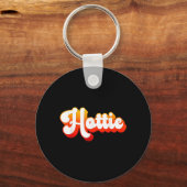 Cute Retro Vintage Hottie キーホルダー (正面)