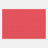Cute Ribbon Love Seamless Pattern Wrapping Paper,  ラッピングペーパーシート (正面3)