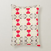 Cute Ribbon Pattern アクセントクッション (正面(垂直))