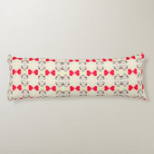 Cute Ribbon Pattern ボディピロー (裏面)