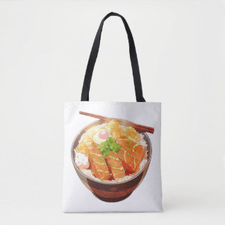 Cute Rice Bowl Tote Bag トートバッグ