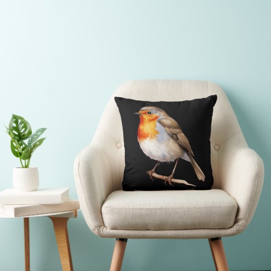 Cute Robin クッション (椅子)