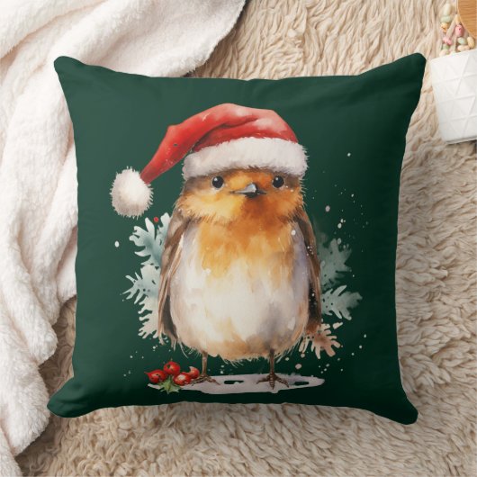 Cute Robin クッション (ブランケット)