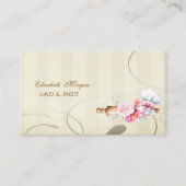 Cute Rolling Pin Flowers Bakery 名刺 (正面)