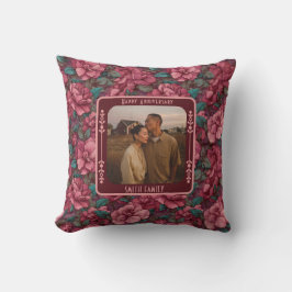 Cute Romantic 20Th Anniversary Throw Pillow クッション