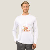 Cute Romantic Anime Couple - Love Moment トライブレンドＴシャツ (正面全体)