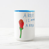 cute romantic mug ツートーンマグカップ (中央)