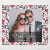 Cute Rose Beer Label ビールラベル (シングルラベル)