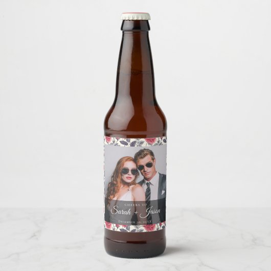 Cute Rose Beer Label ビールラベル (正面)