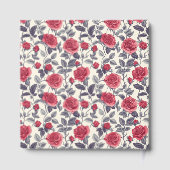 Cute Rose Themed Wedding Guest Book ゲストブック (裏面)