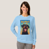 Cute Rottweiler Portrait For Dog Lovers And Gifts Tシャツ (正面フル)