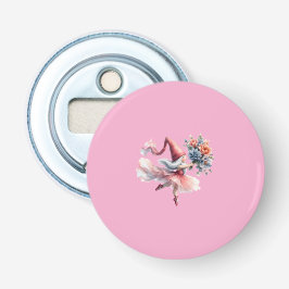 Cute Round Gnome in Pink Tutu Men's T-Shirt 栓抜き