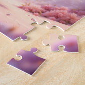 Cute Running Puppy Astronaut Jigsaw Puzzle ジグソーパズル (側面)
