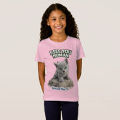 Cute Russian Blue Cat T-Shirt – I See You Tシャツ (正面フル)