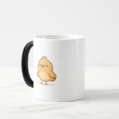 Cute Sad Chick Minimal Cartoon モーフィングマグカップ (正面左)