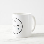 Cute Sad Face With Teardrop Emoji コーヒーマグカップ (正面右)