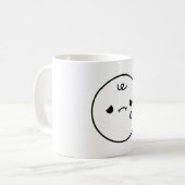 Cute Sad Face With Teardrop Emoji コーヒーマグカップ (正面左)