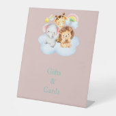 cute safari animals 台座サイン (正面)