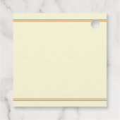 Cute safari animals gender neutral baby shower フェイバータグ (裏面)