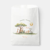 Cute safari animals gender neutral baby shower フェイバーバッグ (正面)