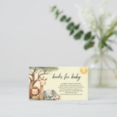 Cute Safari Animals gender neutral books for baby エンクロージャーカード (スタンド正面)