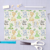 Cute Safari Animals Tissue Paper 薄葉紙 (クラフト)