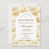 Cute Safari Baby Animals Storybook Jungle 招待状 (正面)