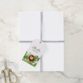 Cute Safari Lion Birthday ギフトタグ (より糸付き)