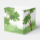 Cute Safari Lion Birthday フェイバーボックス (裏面サイド)