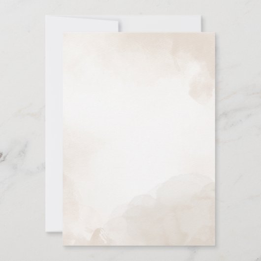 Cute Safari Lion Birthday 招待状 (裏面)